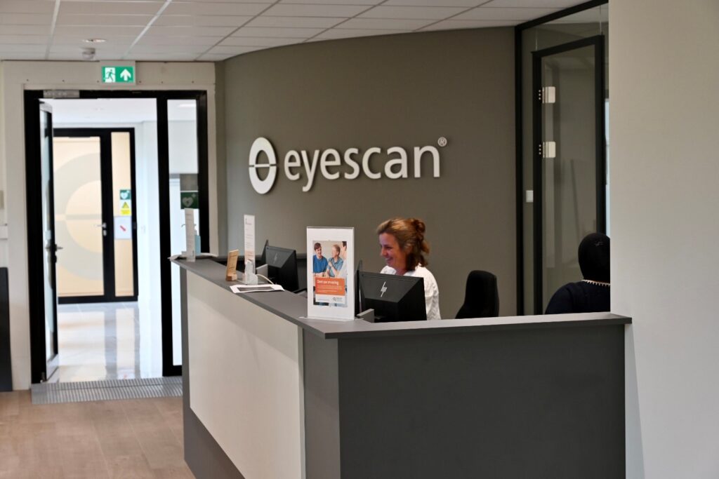 Eyescan Hoofddorp - balie en receptie