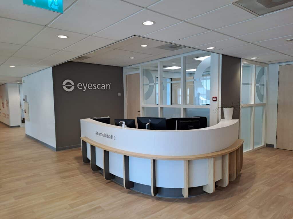 Eyescan Ede - foto balie